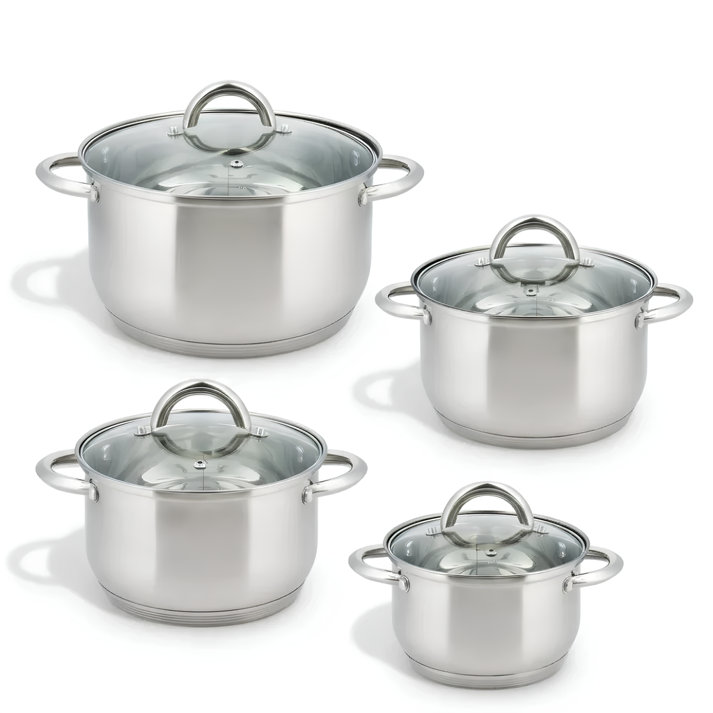 4 puodų rinkinys