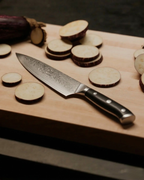 Damasko plieno peilis - G10 rankena